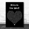 Meat Loaf Heaven Can Wait Black Heart Decorative Wall Art Gift Song Lyric Print