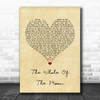 The Waterboys The Whole Of The Moon Vintage Heart Song Lyric Music Wall Art Print