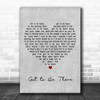 Michael Jackson Got to Be There Grey Heart Decorative Wall Art Gift Song Lyric Print