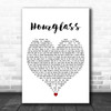 Motionless In White Hourglass White Heart Decorative Wall Art Gift Song Lyric Print