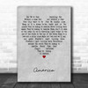 Neil Diamond America Grey Heart Decorative Wall Art Gift Song Lyric Print