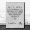 Nick Drake Northern Sky Grey Heart Decorative Wall Art Gift Song Lyric Print