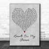 Olly Murs Heart On My Sleeve Grey Heart Decorative Wall Art Gift Song Lyric Print