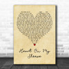 Olly Murs Heart On My Sleeve Vintage Heart Decorative Wall Art Gift Song Lyric Print