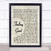 Feeling Good Nina Simone Song Lyric Vintage Script Music Wall Art Print