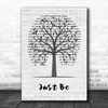 Paloma Faith Just Be Music Script Tree Decorative Wall Art Gift Song Lyric Print