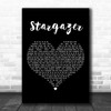 Paloma Faith Stargazer Black Heart Decorative Wall Art Gift Song Lyric Print