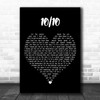 Paolo Nutini 10 OUT OF 10 Black Heart Decorative Wall Art Gift Song Lyric Print
