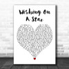Paul Weller Wishing On A Star White Heart Decorative Wall Art Gift Song Lyric Print