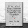 Pete Wylie Heart As Big As Liverpool Grey Heart Decorative Wall Art Gift Song Lyric Print