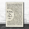Peter, Paul And Mary The Wedding Song There Is Love Vintage Script Gift Song Lyric Print