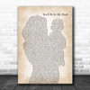 Phil Collins You'll Be In My Heart Mother & Baby Decorative Wall Art Gift Song Lyric Print