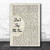 Queen Don't Stop Me Now Vintage Script Song Lyric Music Wall Art Print