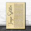 Protest The Hero Tongue-Splitter Rustic Script Decorative Wall Art Gift Song Lyric Print