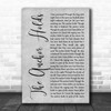 Ray Boltz The Anchor Holds Grey Rustic Script Decorative Wall Art Gift Song Lyric Print