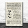 Red Hot Chili Peppers Fight Like a Brave Vintage Script Decorative Wall Art Gift Song Lyric Print