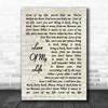 Queen Love Of My Life Song Lyric Vintage Script Music Wall Art Print Queen Love Of My Life Song Lyric Vintage Script Music Wall Art Print