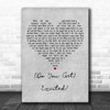 Roxette (Do You Get) Excited Grey Heart Decorative Wall Art Gift Song Lyric Print