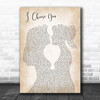Sara Bareilles I Choose You Lesbian Women Gay Brides Couple Wedding Wall Art Gift Song Lyric Print