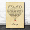 Scott Alan Always Vintage Heart Decorative Wall Art Gift Song Lyric Print