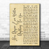 Stevie Nicks Has Anyone Ever Written Anything For You Rustic Script Wall Art Gift Song Lyric Print