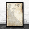 Stone Sour Hesitate Man Lady Dancing Decorative Wall Art Gift Song Lyric Print