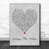 Survivor Across The Miles Grey Heart Decorative Wall Art Gift Song Lyric Print