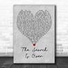 Survivor The Search Is Over Grey Heart Decorative Wall Art Gift Song Lyric Print