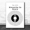 The 1975 Sincerity Is Scary Vinyl Record Decorative Wall Art Gift Song Lyric Print