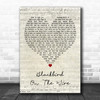 The Beautiful South Blackbird On The Wire Script Heart Decorative Wall Art Gift Song Lyric Print