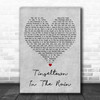 The Blue Nile Tinseltown In The Rain Grey Heart Decorative Wall Art Gift Song Lyric Print