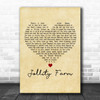 The Bonzo Dog Doo Dah Band Jollity Farm Vintage Heart Decorative Wall Art Gift Song Lyric Print
