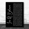 The Monkees I'm A Believer Black Script Decorative Wall Art Gift Song Lyric Print
