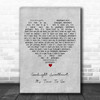 The Platters Goodnight Sweetheart, It's Time To Go Grey Heart Song Lyric Print