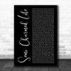 Third Eye Blind Semi-Charmed Life Black Script Decorative Wall Art Gift Song Lyric Print