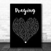 Tom Grennan Praying Black Heart Decorative Wall Art Gift Song Lyric Print