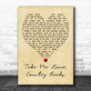 Toots And The Maytals Take Me Home, Country Roads Vintage Heart Gift Song Lyric Print