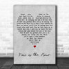 Vera Lynn Now is the Hour Grey Heart Decorative Wall Art Gift Song Lyric Print