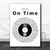 Wallows On Time Vinyl Record Decorative Wall Art Gift Song Lyric Print