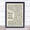 Herb Albert This Guys In Love With You Song Lyric Vintage Script Music Wall Art Print