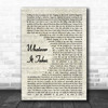 Imagine Dragons Whatever It Takes Vintage Script Song Lyric Music Wall Art Print