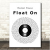 Modest Mouse Float On Vinyl Record Song Lyric Print