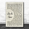 Lighthouse Family Lost In Space Vintage Script Song Lyric Music Wall Art Print Lighthouse Family Lost In Space Vintage Script Song Lyric Music Wall Art Print