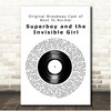 Original Broadway Cast of Next To Normal Superboy and the Invisible Girl Vinyl Record Song Lyric Print