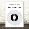 Rage Against the Machine No Shelter Vinyl Record Song Lyric Print