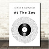 Simon & Garfunkel At the Zoo Vinyl Record Song Lyric Print