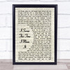 Mayday Parade I Swear This Time I Mean It Song Lyric Vintage Script Music Wall Art Print