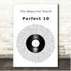 The Beautiful South Perfect 10 Vinyl Record Song Lyric Print