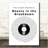 The Scene Aesthetic Beauty in the Breakdown Vinyl Record Song Lyric Print