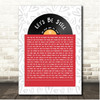 The Head and the Heart Let's Be Still Vinyl Record In Sleeve Hearts Song Lyric Print